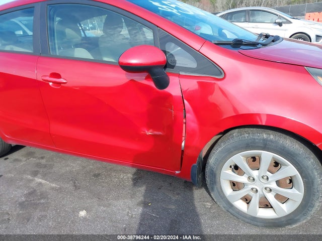 2013 KIA RIO LX VIN: KNADM4A3XD6272545