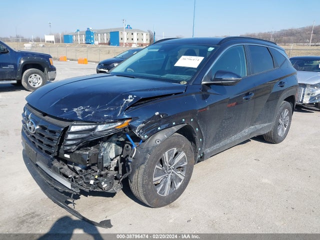 KM8JBCA19NU072463 Hyundai Tucson Hybrid Blue