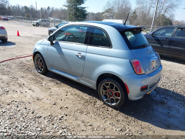 2013 FIAT 500 3C3CFFBR4DT749584 Photo 2