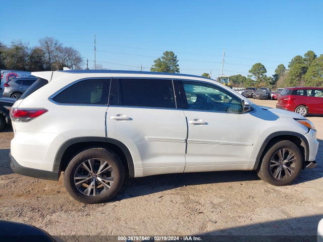 Toyota Highlander Xle V6 2016 5TDKKRFH3GS166623 Image 14