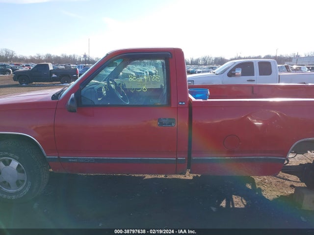 1998 GMC SIERRA 1500 SL WIDESIDE VIN: 1GTEC14M4WZ526071