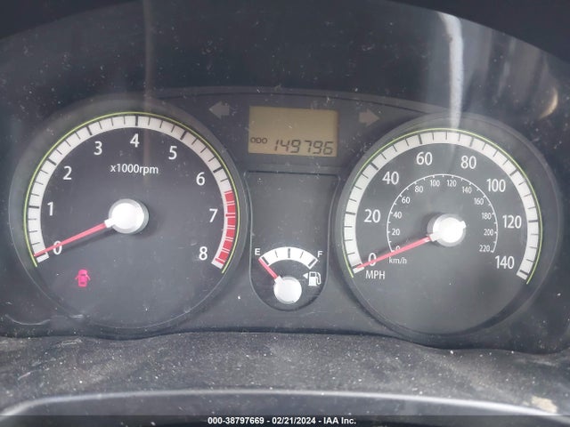 2009 KIA RIO LX VIN: KNADE223296564505