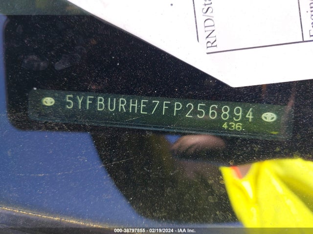 Toyota COROLLA LE 2015 5YFBURHE7FP256894 Image 9