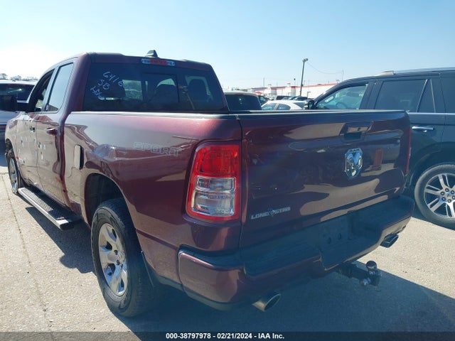 2022 RAM 1500 LONE STAR QUAD CAB 4X2 6'4 BOX VIN: 1C6RREBT2NN260662