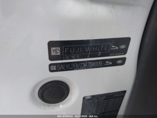 SALYL2RV7JA734109 Land Rover Range Rover Velar P380 Se R-dynamic