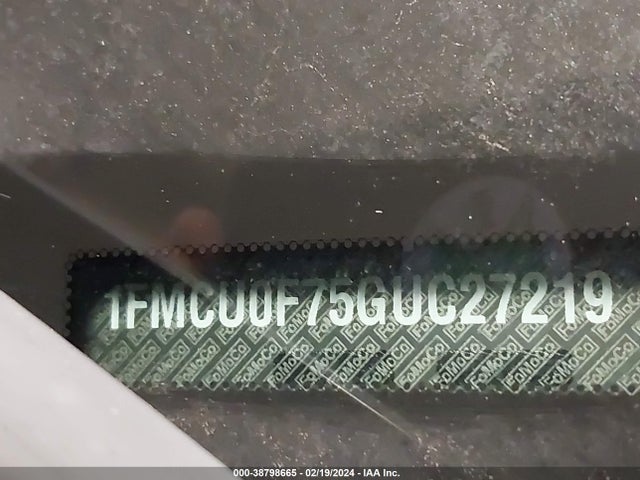 Ford ESCAPE S 2016 1FMCU0F75GUC27219 Image 9