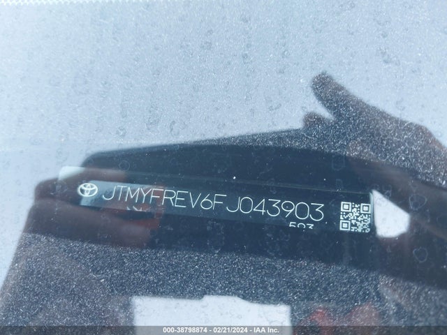 Toyota Rav4 Limited 2015 JTMYFREV6FJ043903 Image 9