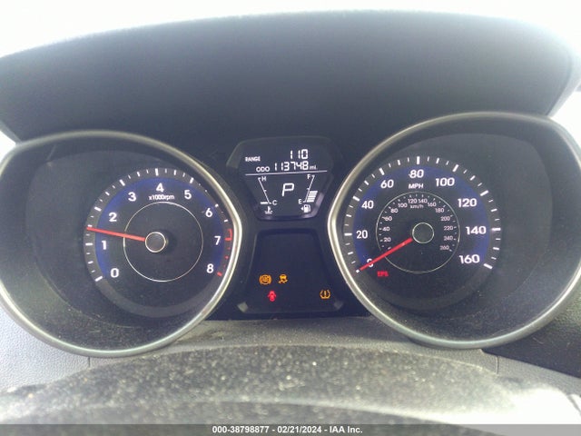2012 HYUNDAI ELANTRA GLS VIN: 5NPDH4AE9CH099436