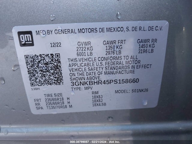 Chevrolet Blazer Awd 2lt 2023 3GNKBHR45PS158660 Image 9