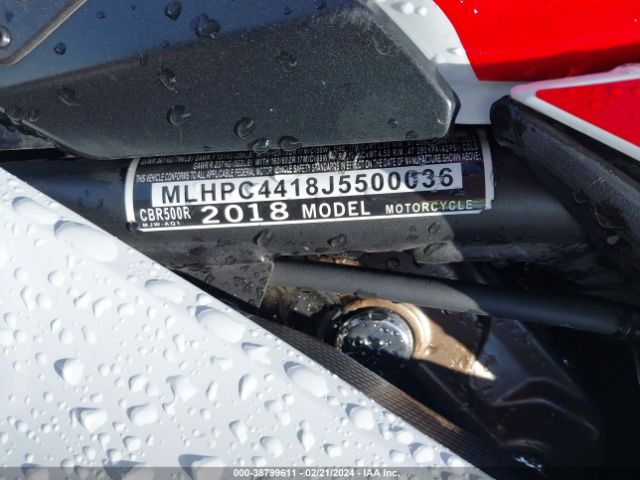 2018 HONDA CBR500 MLHPC4418J5500036 Photo 9