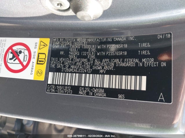 2T2BGMCA6JC024127 Lexus RX 450H