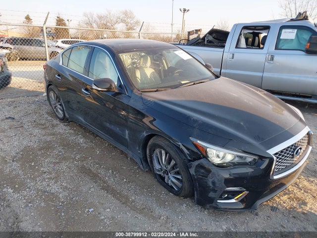 38799912 :رقم المزاد ، JN1EV7BP2PM512553 vin ، 2023 Infiniti Q50 Luxe مزاد بيع