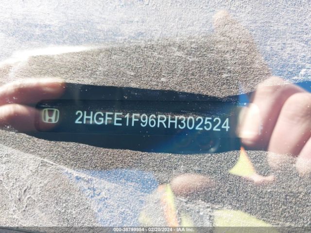 2HGFE1F96RH302524 Honda Civic Touring