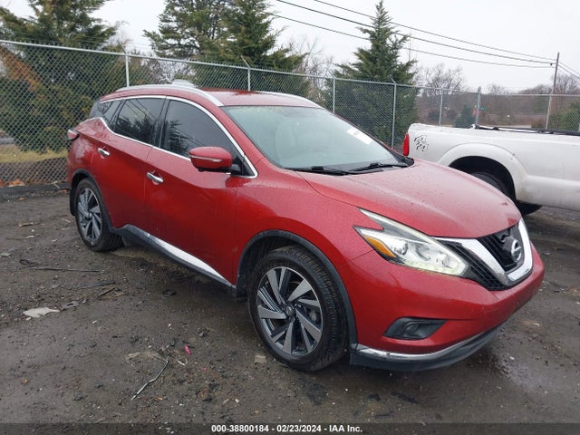 2015 NISSAN MURANO PLATINUM VIN: 5N1AZ2MH0FN204276