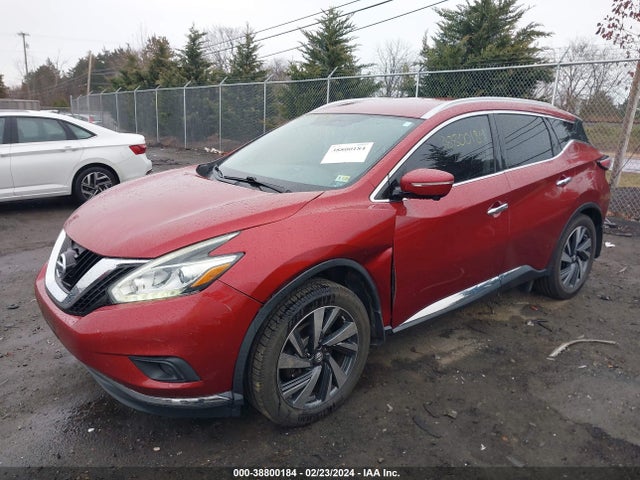 2015 NISSAN MURANO PLATINUM VIN: 5N1AZ2MH0FN204276