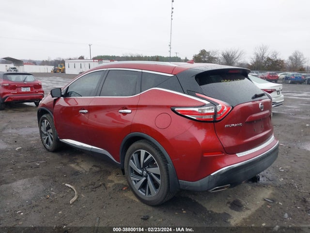 2015 NISSAN MURANO PLATINUM VIN: 5N1AZ2MH0FN204276
