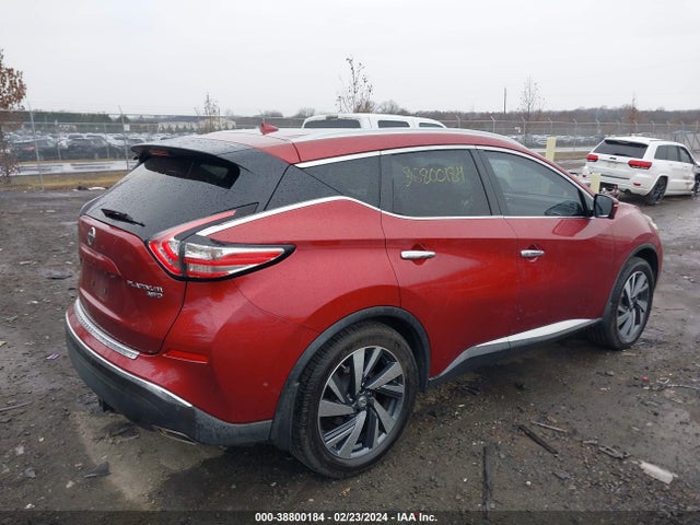 2015 NISSAN MURANO PLATINUM VIN: 5N1AZ2MH0FN204276