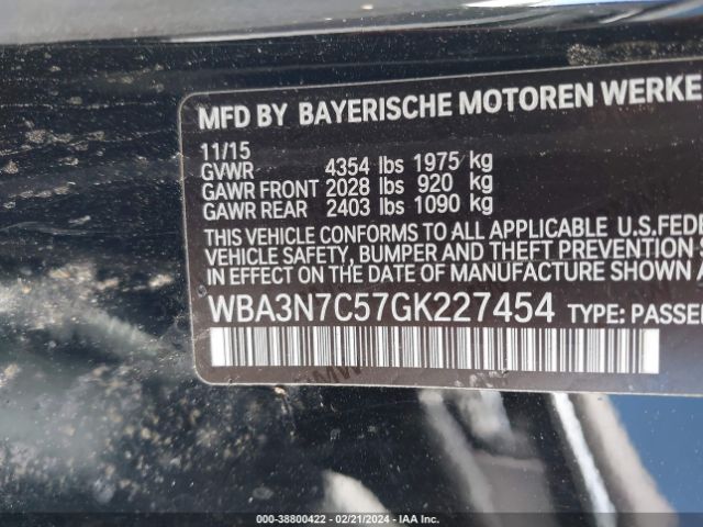 WBA3N7C57GK227454 BMW 428i