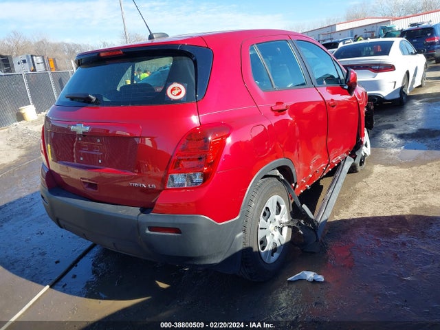 Chevrolet Trax 1ls 2015 KL7CJKSB0FB198433 Image 4
