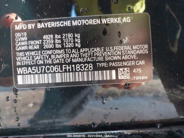 WBA5U7C06LFH18328 BMW 3 Series M340i
