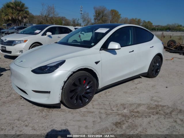 2021 TESLA MODEL Y 5YJYGDEF5MF245161 Photo 1