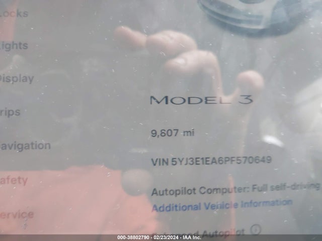 Tesla Model 3 Rear-wheel Drive 2023 5YJ3E1EA6PF570649 Image 14