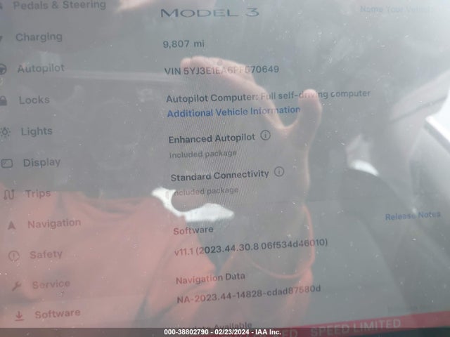 Tesla Model 3 Rear-wheel Drive 2023 5YJ3E1EA6PF570649 Image 17