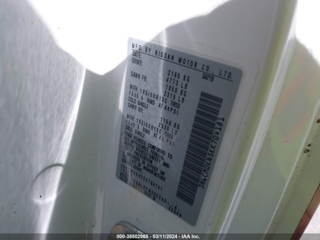 Nissan Nv200 S 2019 3N6CM0KN5KK704181 Image 9