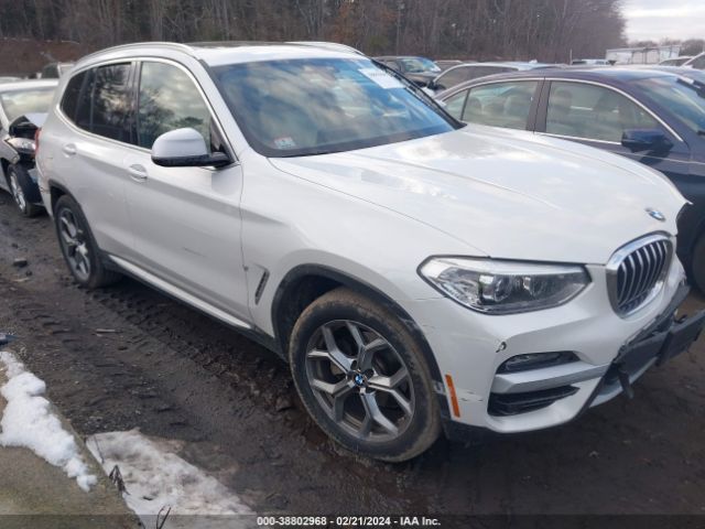 Auction sale of the 2021 Bmw X3 Xdrive30i, vin: 5UXTY5C01M9F00069, lot number: 38802968