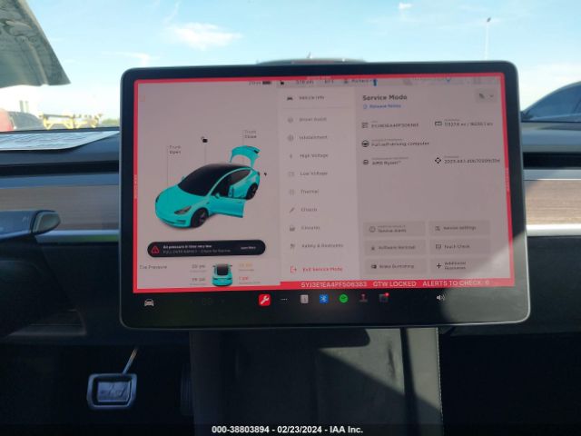 5YJ3E1EA4PF506383 Tesla Model 3 Rear-wheel Drive