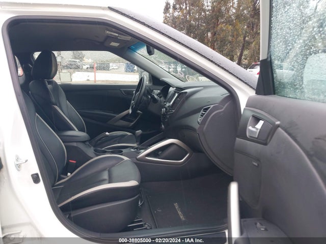2013 HYUNDAI VELOSTER TURBO W/BLACK VIN: KMHTC6AE9DU163628