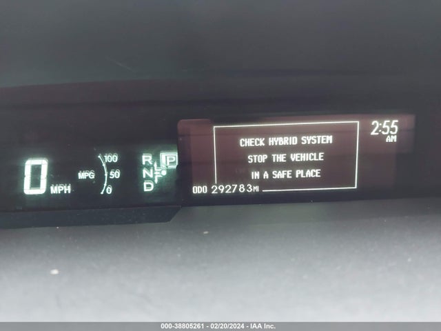 2013 TOYOTA PRIUS TWO VIN: JTDKN3DUXD5665652