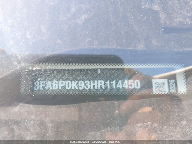 Ford Fusion Titanium 2017 3FA6P0K93HR114450 Image 9