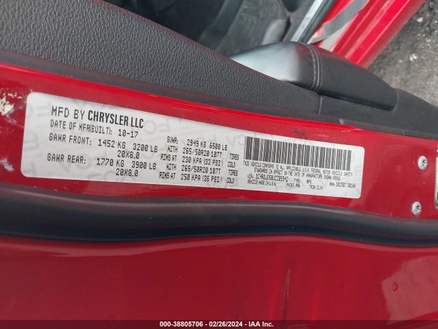 Dodge Durango Gt Awd 2018 1C4RDJDG0JC205942 Image 9