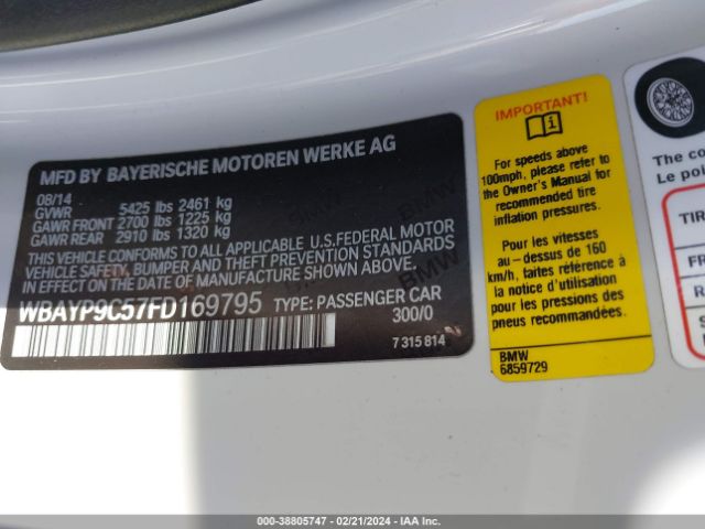 WBAYP9C57FD169795 BMW 650i