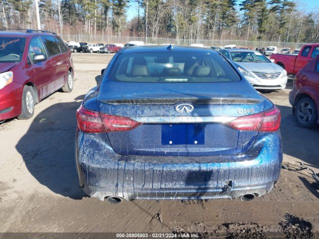 JN1FV7AR9JM480537 Infiniti Q50 3.0t Red Sport 400