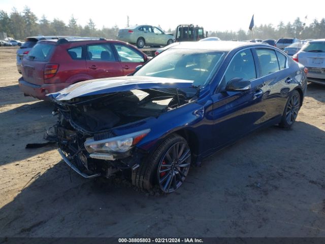 JN1FV7AR9JM480537 Infiniti Q50 3.0t Red Sport 400