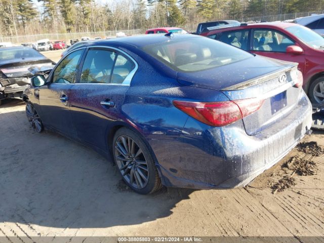 JN1FV7AR9JM480537 Infiniti Q50 3.0t Red Sport 400
