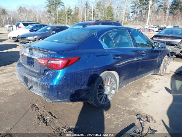 JN1FV7AR9JM480537 Infiniti Q50 3.0t Red Sport 400