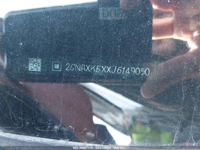 Chevrolet EQUINOX LT 2018 2GNAXKEXXJ6149050 Image 9