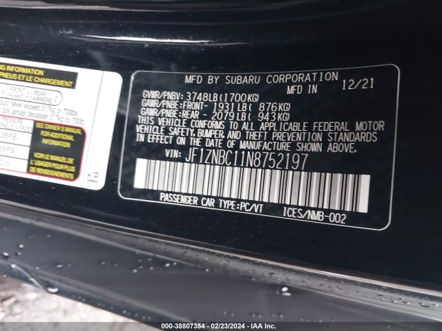 Toyota GR86 2022 JF1ZNBC11N8752197 Image 9