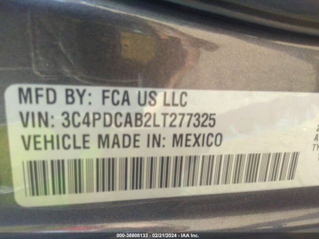 Dodge Journey Se Value 2020 3C4PDCAB2LT277325 Image 9
