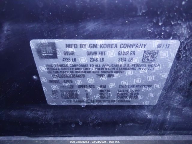 KL4CJCSB3EB544279 Buick Encore Leather
