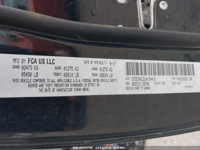 2C3CDXGJ3JH134415 Dodge Charger Daytona 392 Rwd