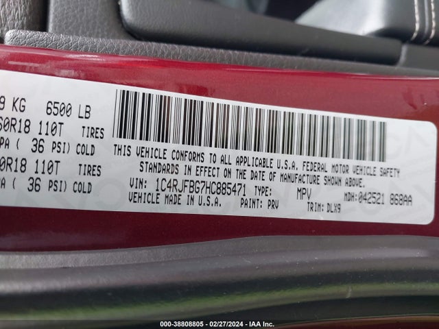 1C4RJFBG7HC885471 Jeep Grand Cherokee Limited 4x4
