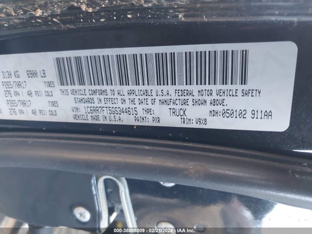 RAM 1500 Express 2016 1C6RR7FT5GS344615 Image 9