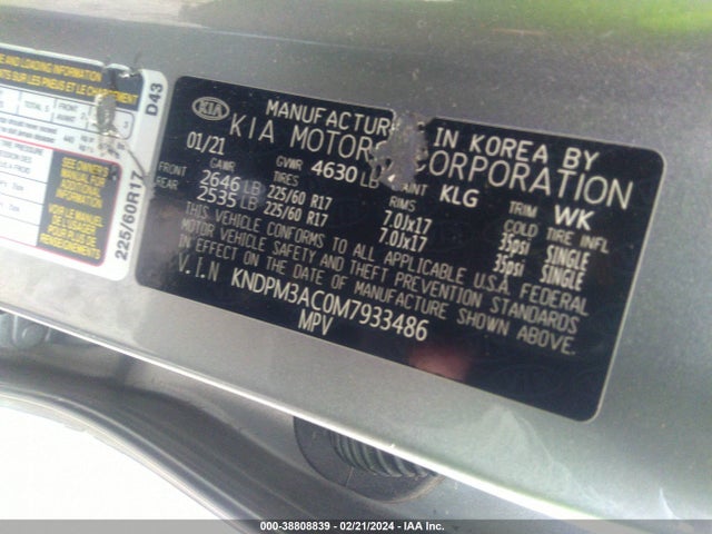 KIA Sportage Lx 2021 KNDPM3AC0M7933486 Image 9