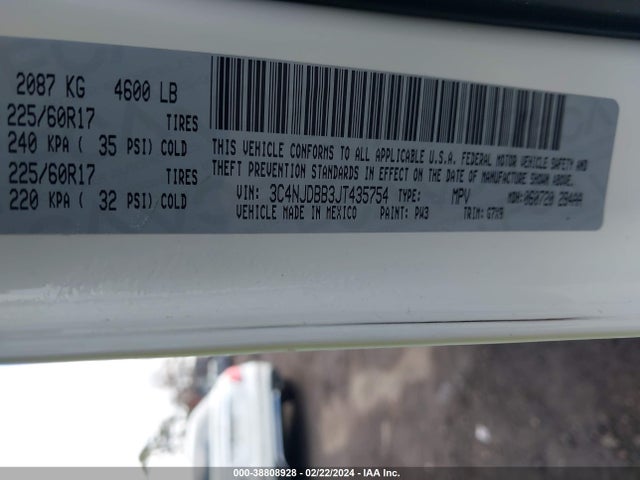 Jeep Compass Latitude 4x4 2018 3C4NJDBB3JT435754 Image 9