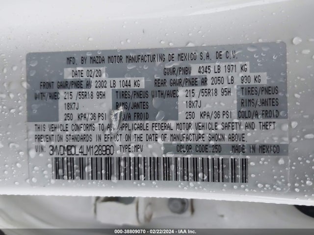 Mazda Cx-30 Preferred Package 2020 3MVDMBDL4LM128960 Image 9