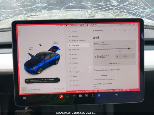 5YJYGDEE2MF193026 Tesla Model Y Long Range Dual Motor All-wheel Drive